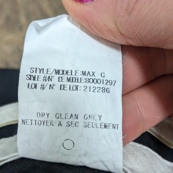 Theory Black Treeca wool dress business pants trousers straight leg EUC size 4 - Picture 4 of 7